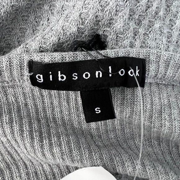 NWT GIBSON LOOK‎ Grey Baby Doll Long Sleeve Shirt (S) - Picture 5 of 7